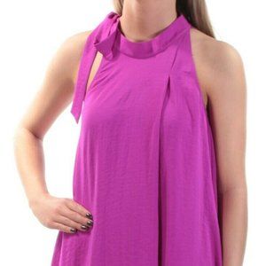 Rachel Roy Purple High Neck Dress Size S